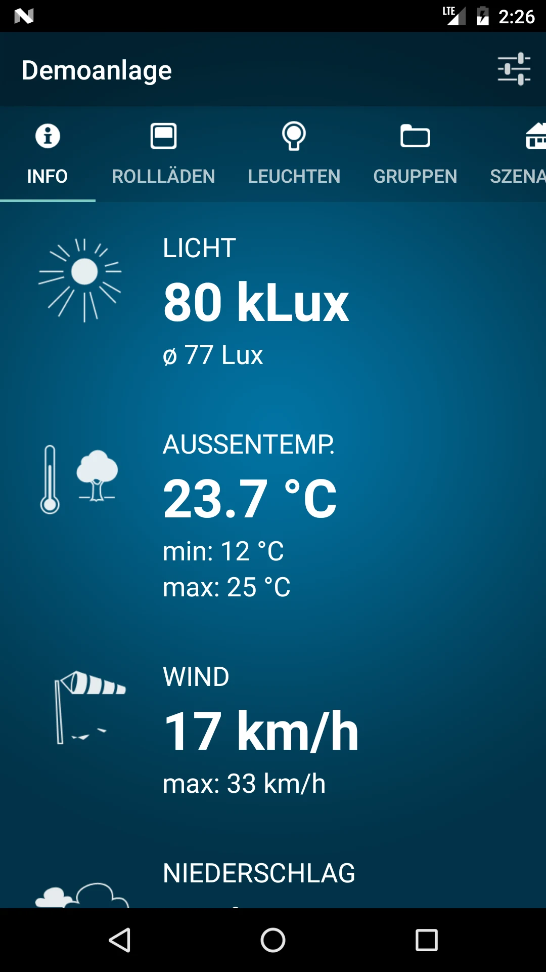 HEYcontrol - Haussteuerung screenshot